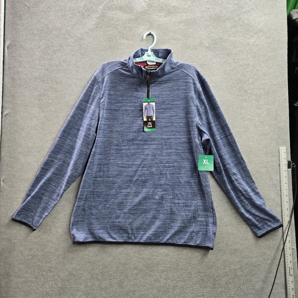 Avalanche Men Sweatshirt XL Blue Activewear Gorpcore Zipper Long Sleeve NWT